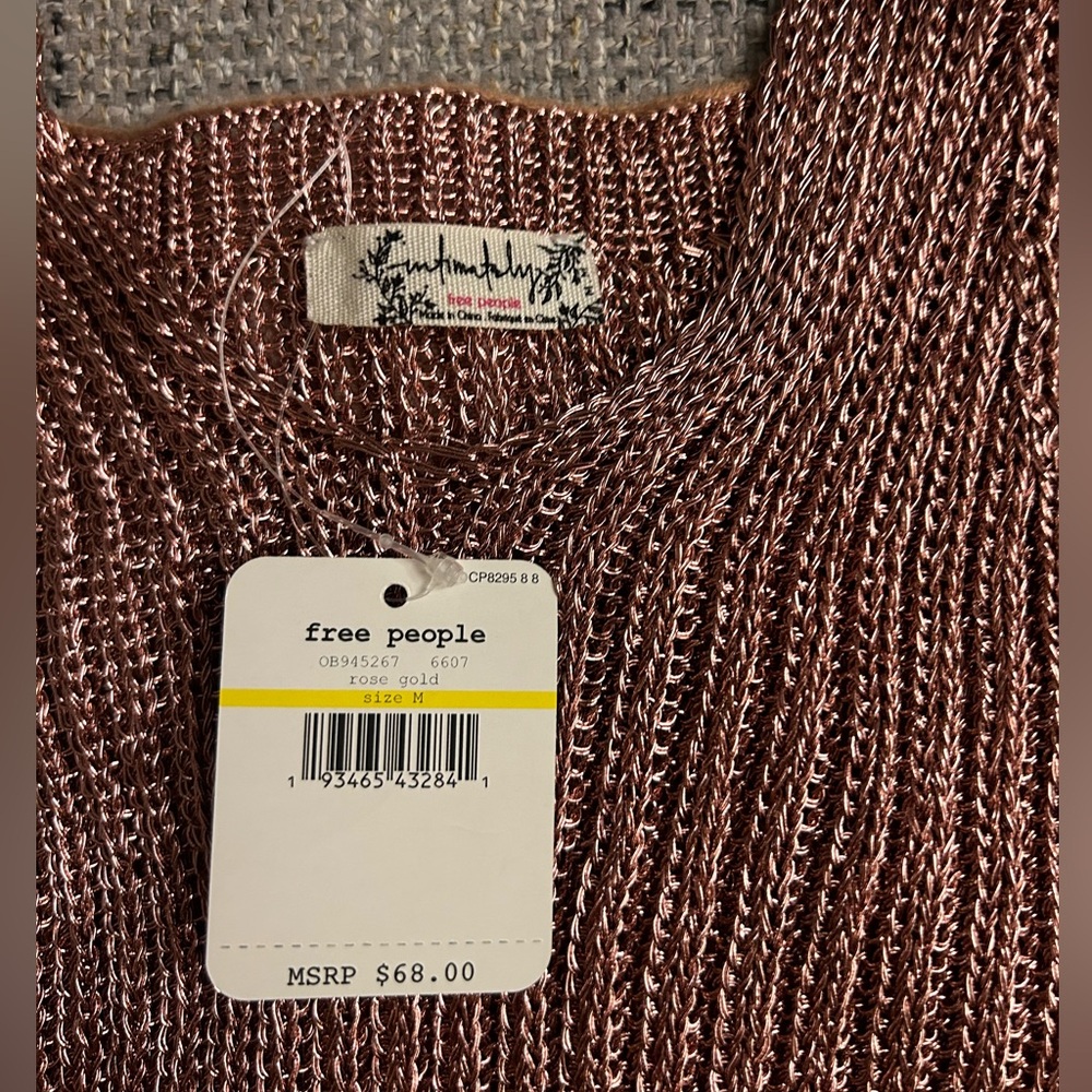 FP Intimately Rose Gold Mesh Bodysuit - Picture 4 of 10